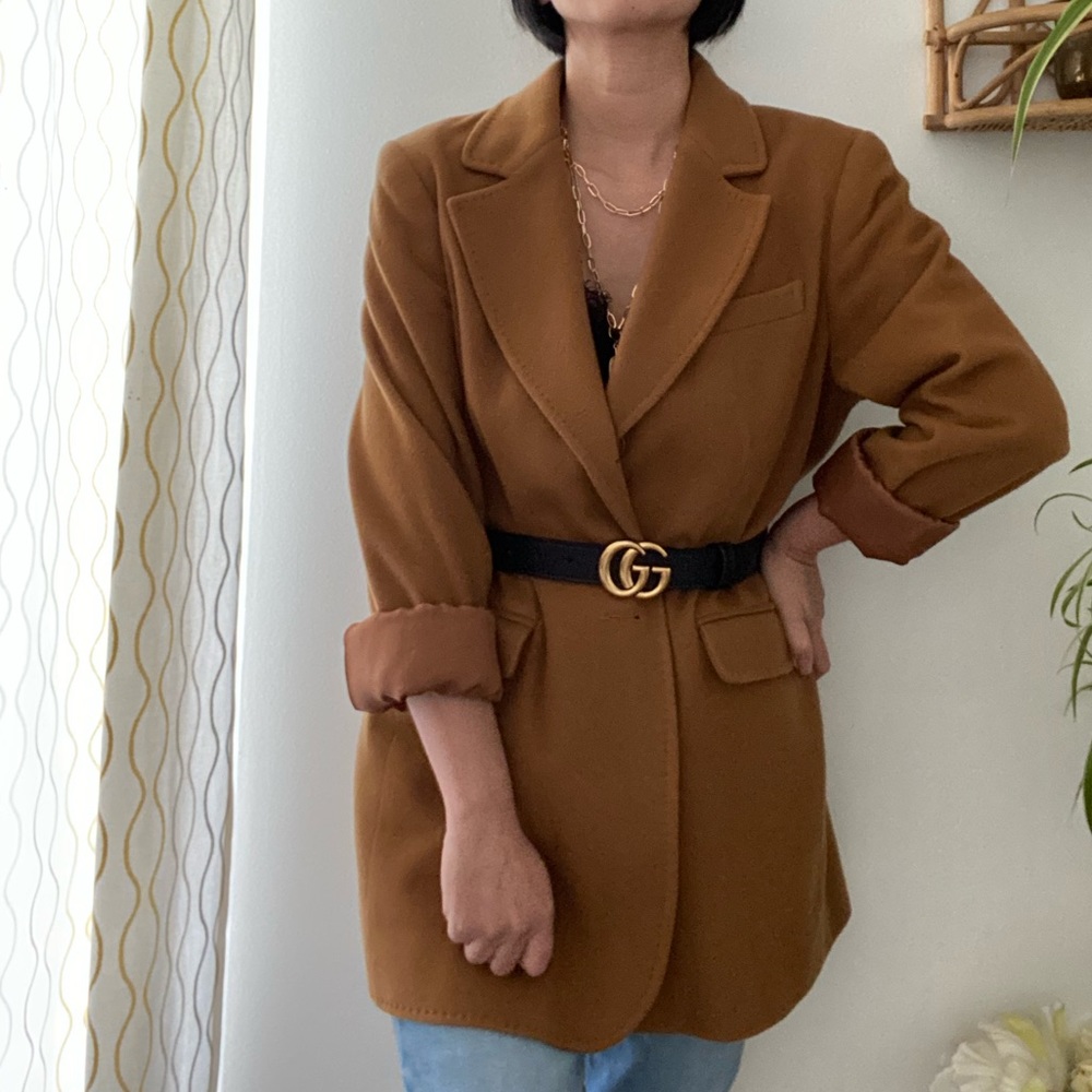 Made in Canada wool brown jacket & blazer☀️